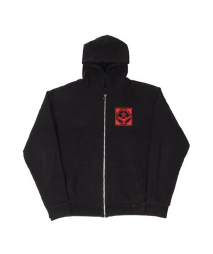 Chrome Hearts Foti Zip Up Hoodie – Black