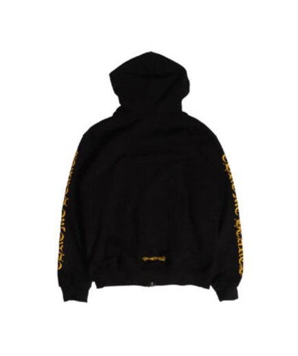Chrome Hearts Dagger Logo Zip-Up Hoodie – Black