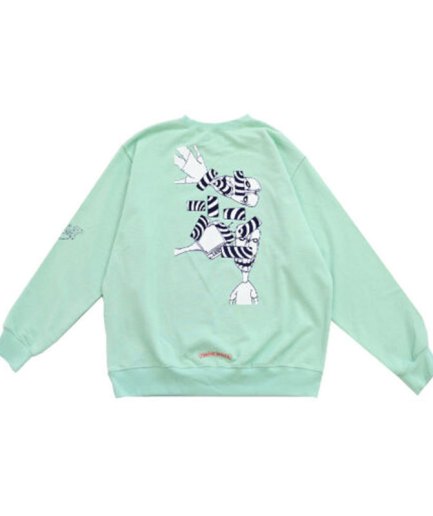 Chrome Hearts Matty Boy Lust Crewneck Sweatshirt – Seafoam