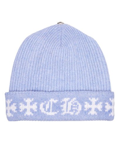 Chrome Hearts Big Daddy Cashmere Beanie – Blue