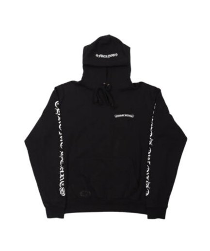 Chrome Hearts Banner Logo Hoodie – Black